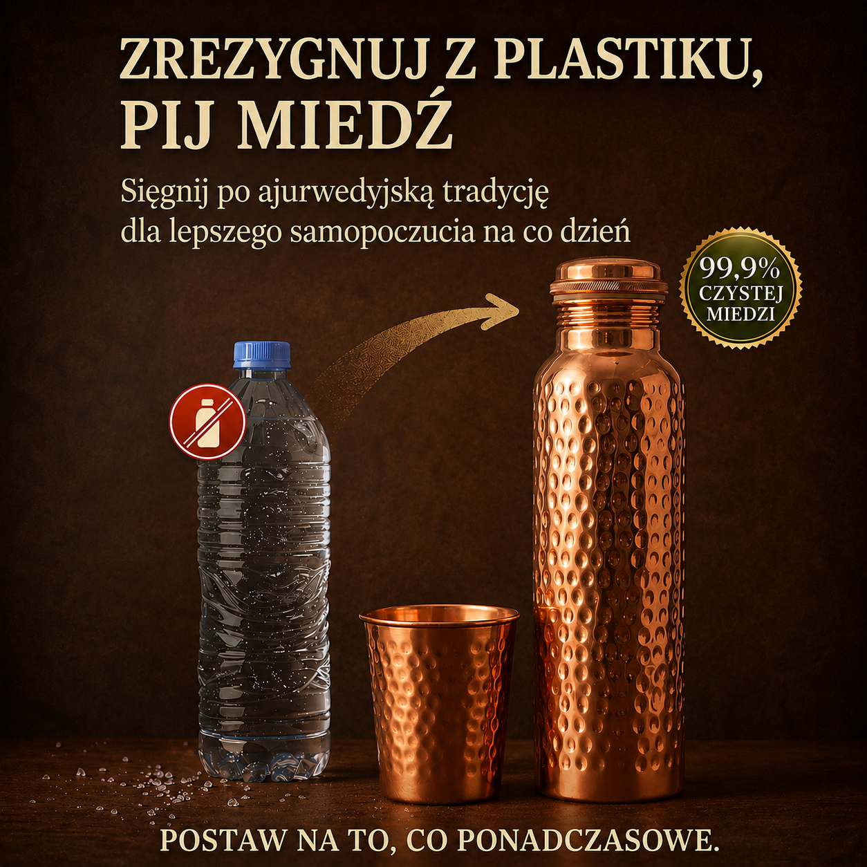 Butelka z Czystej Miedzi – Edycja Limitowana