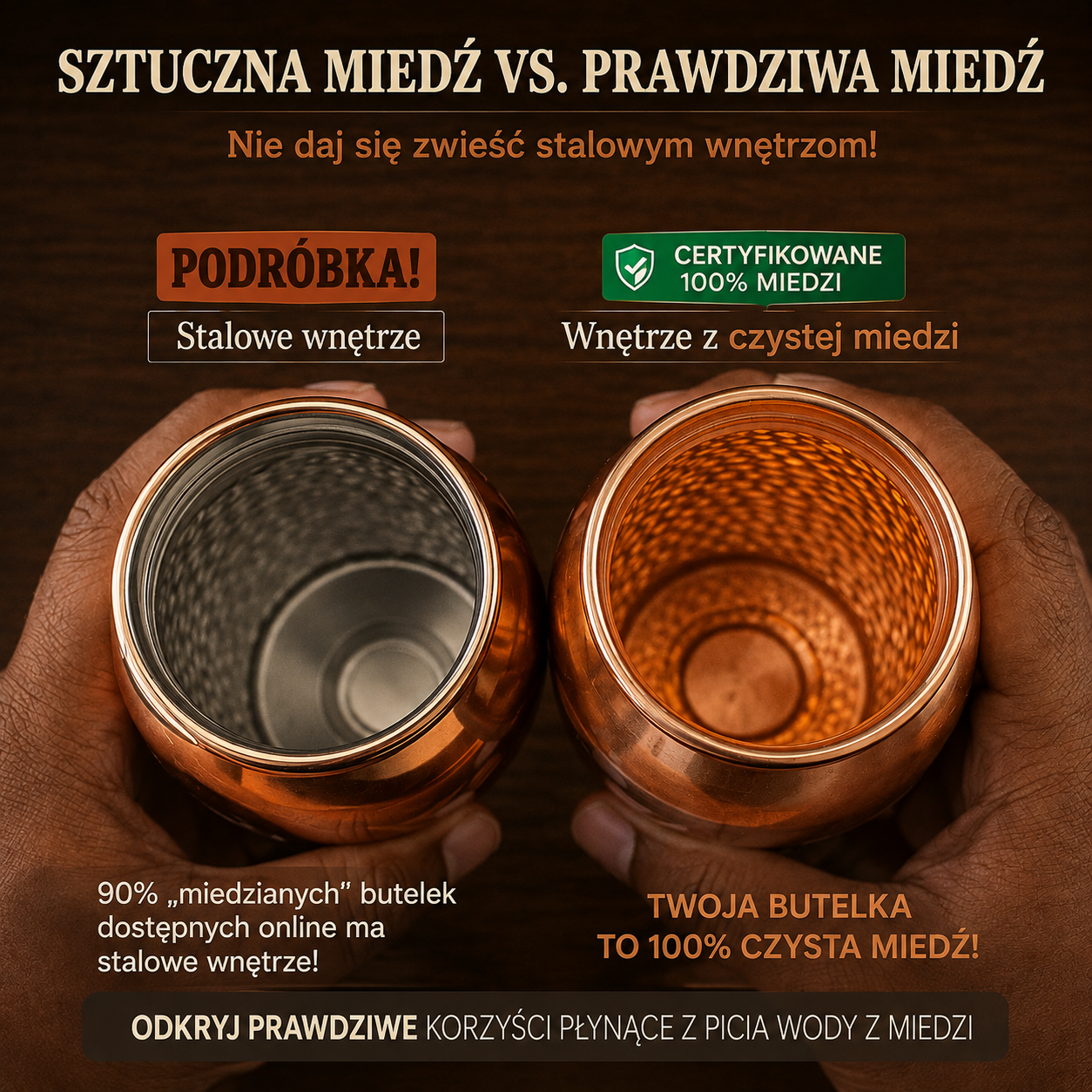 Butelka z Czystej Miedzi – Edycja Limitowana
